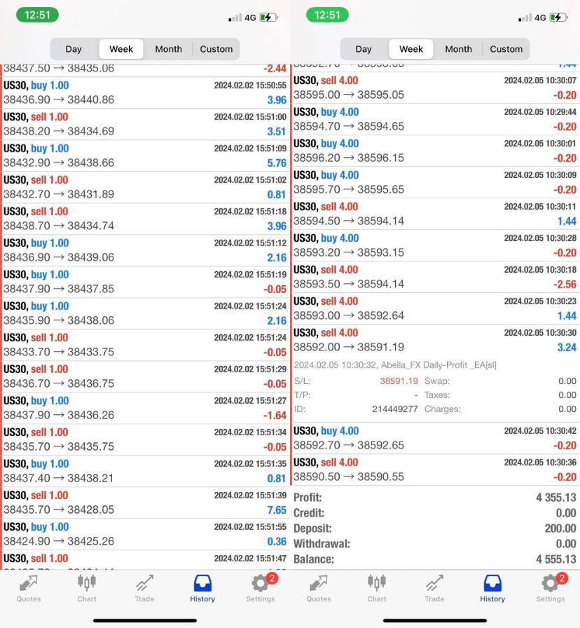 Abella Scalping Robot Result2