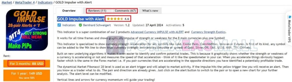 Gold Impulse With Alert Review1